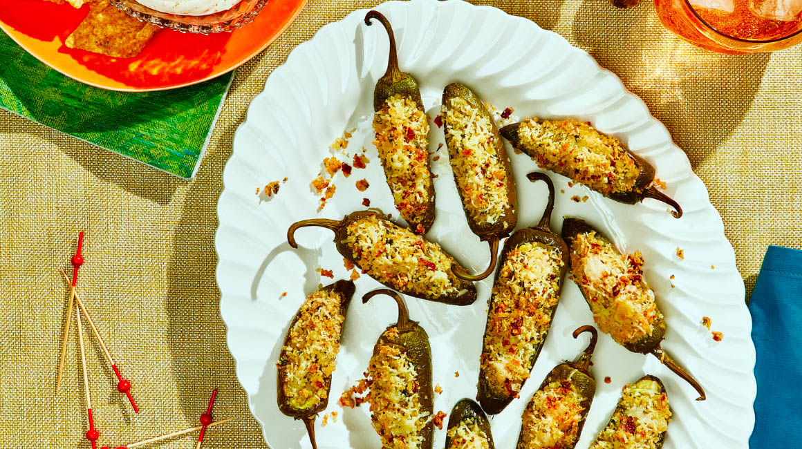 Jalapeno Poppers farcis à l'avocat du Mexique
