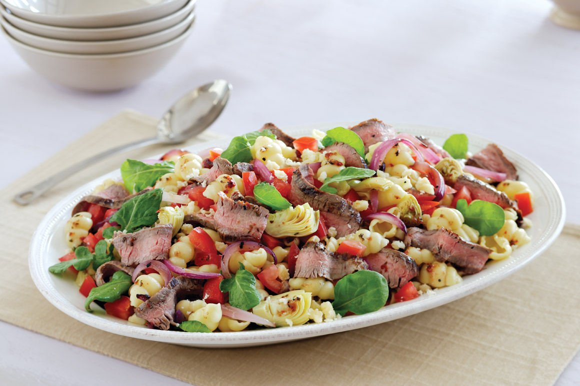 Grilled Steak Pasta Salad