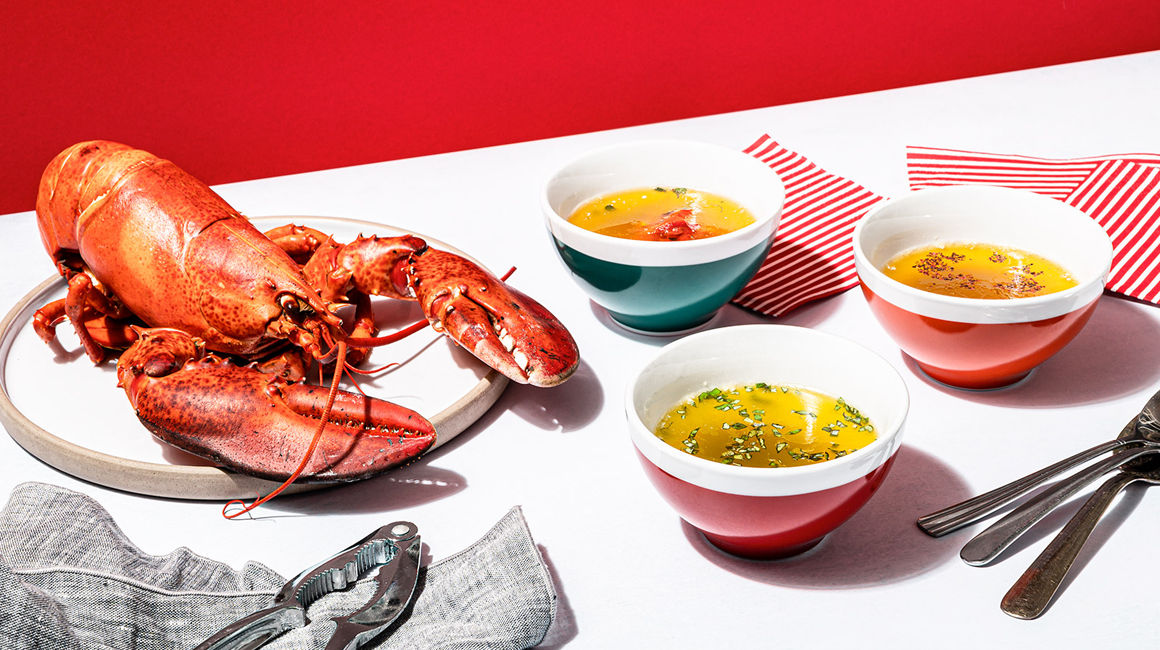 A Trio of Butters to Accompany Lobster