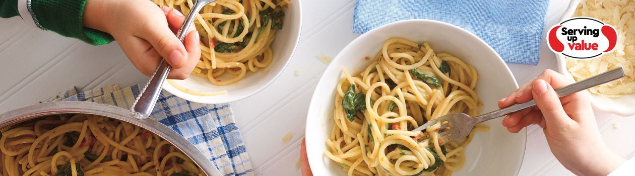 One-Pot Pasta with Sundried Tomatoes and Spinach