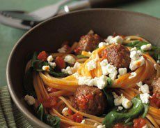 Linguine ‘Con Polpette’ (with Meatballs)