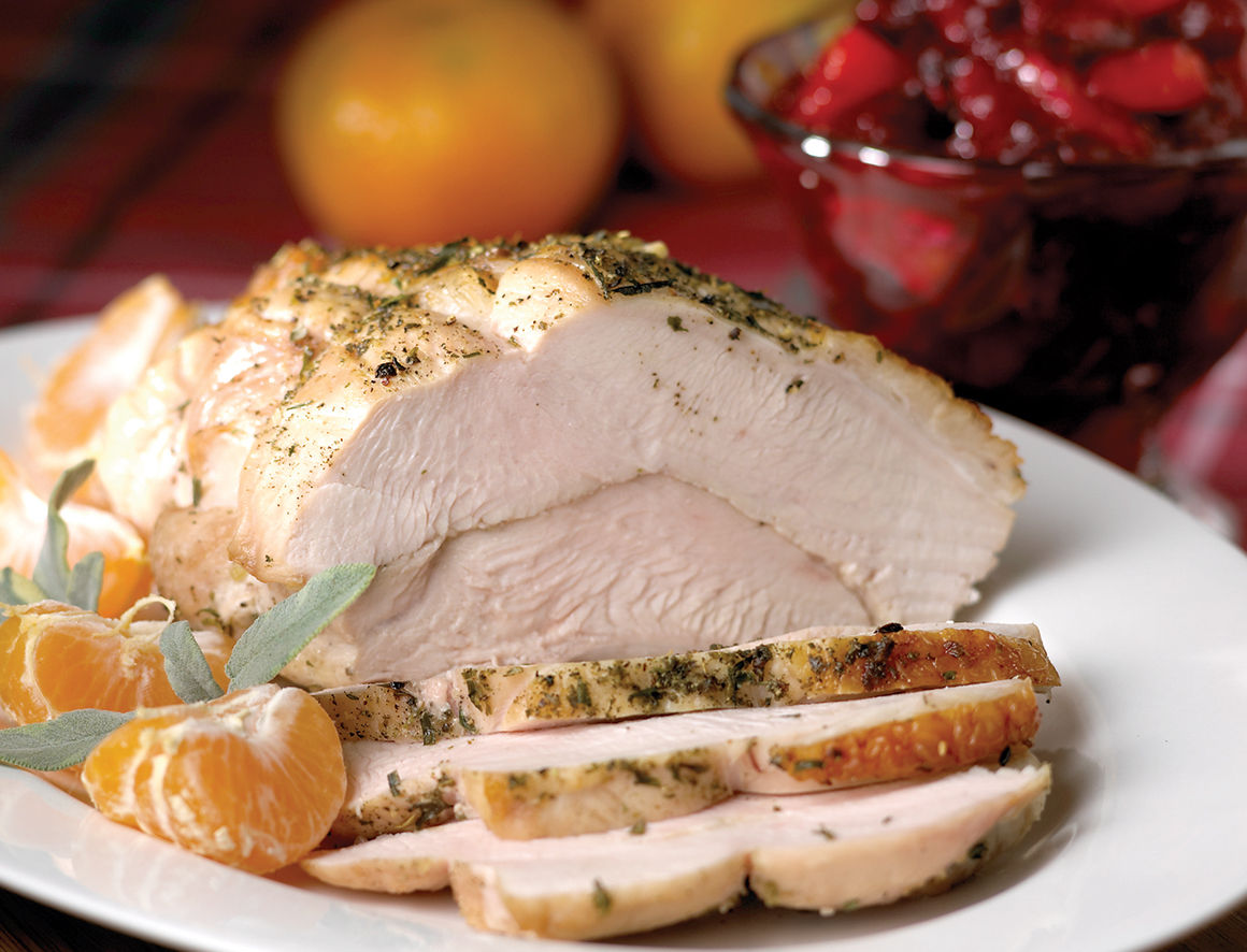 Roast Turkey Breast & Cranberry Marmalade Sauce