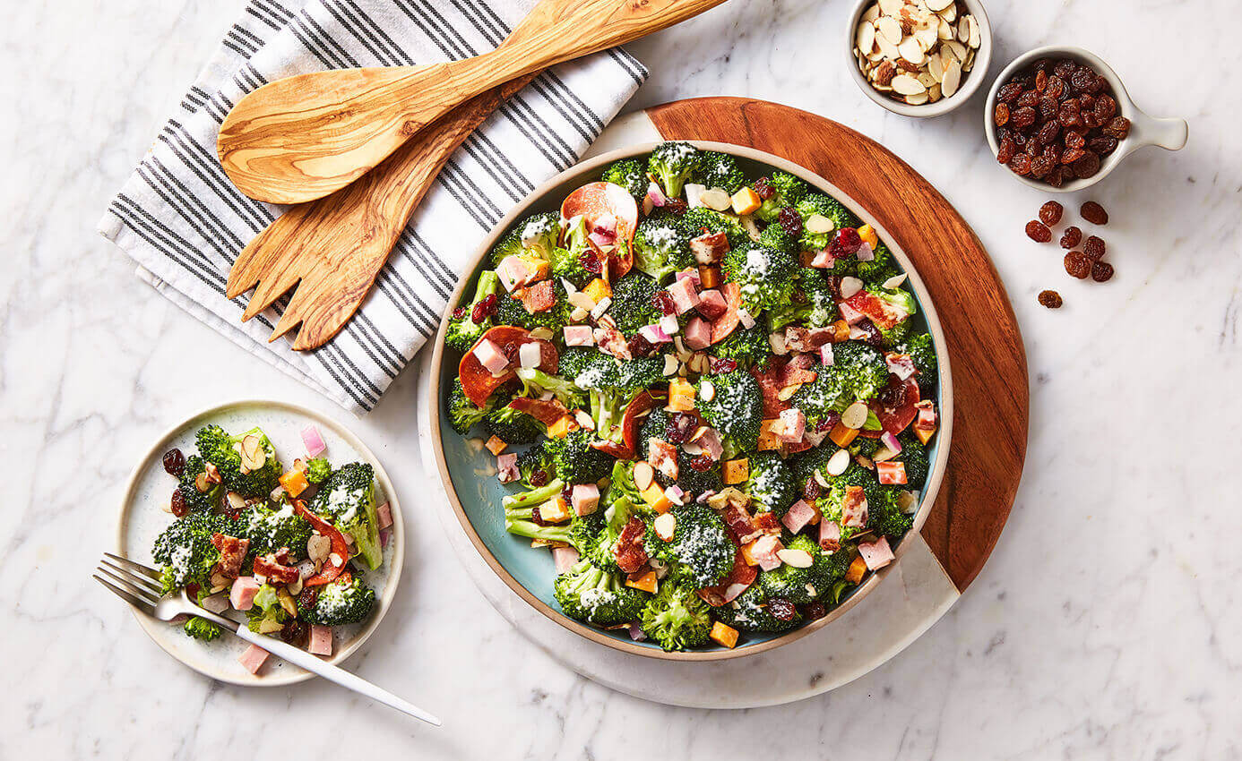 Broccoli & Cheddar Salad