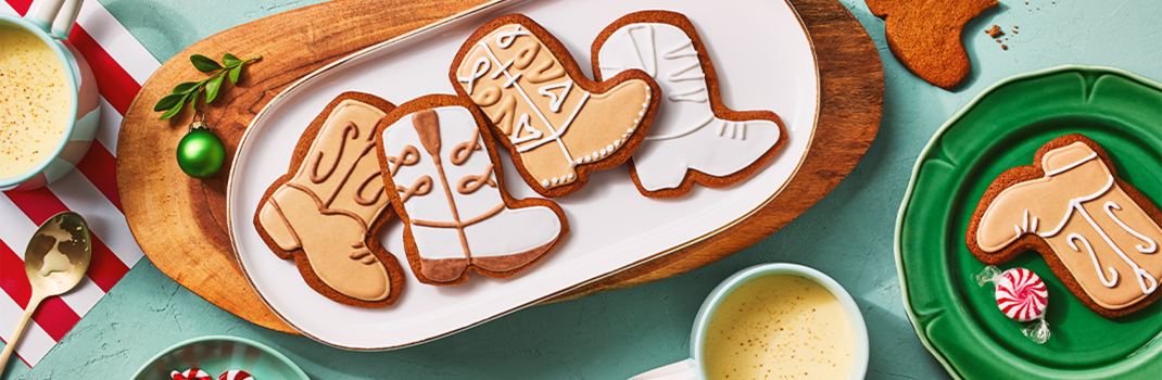 Cowboy Boot Gingerbread Cookies