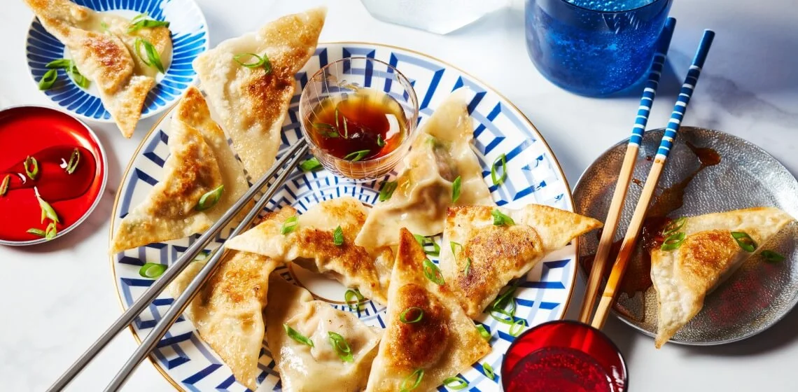 Wonton Wrapper Chicken Pot Stickers