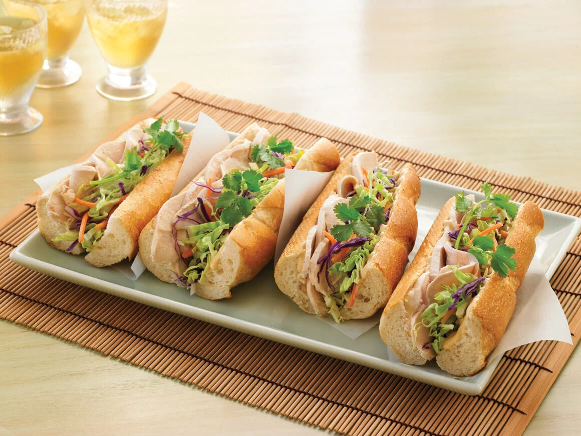 Vietnamese Style Chicken Sandwiches