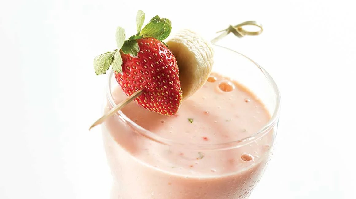 Smoothie bananes et fraises en folie | IGA