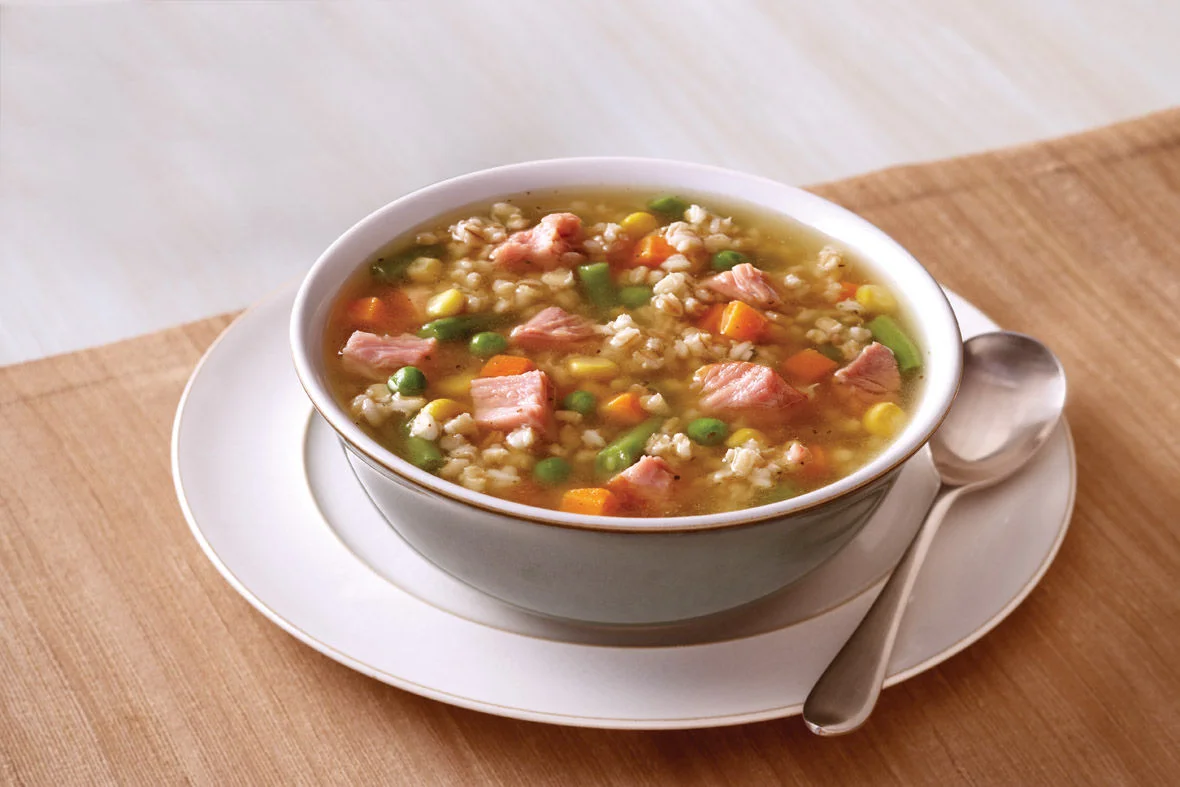 Smoked Turkey Barley Soup