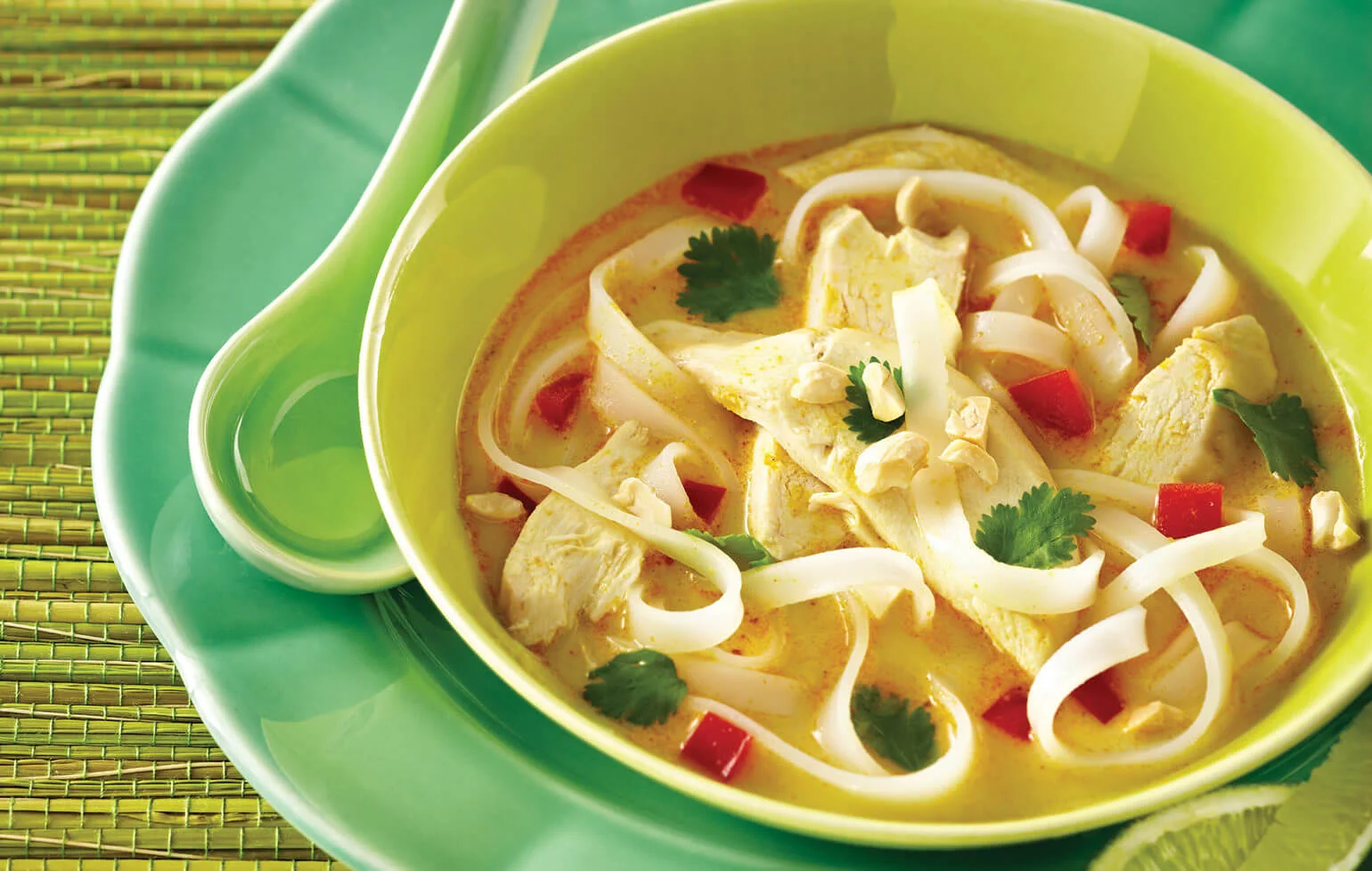 Yellow Curry Chicken Soup