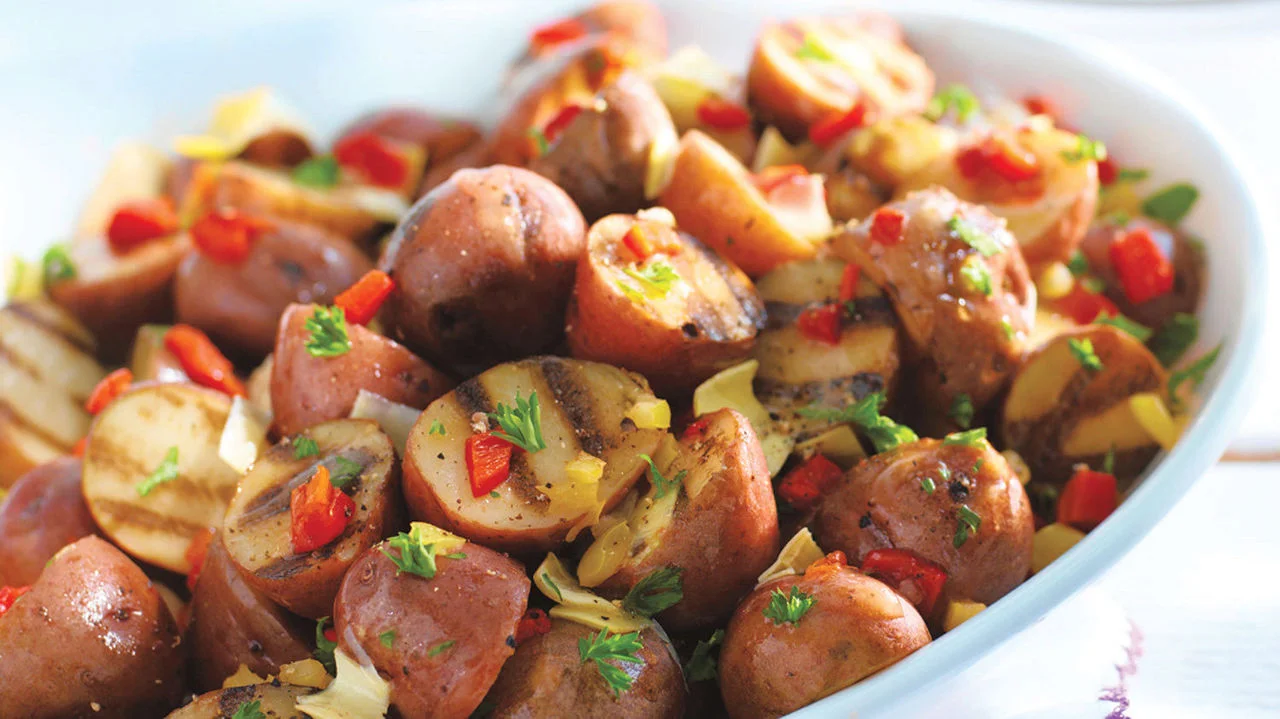Zesty Grilled Potato Salad