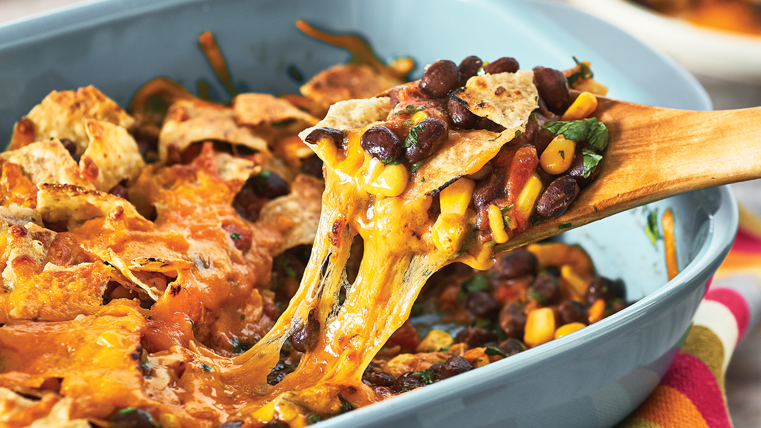 Vegetarian Nacho Casserole