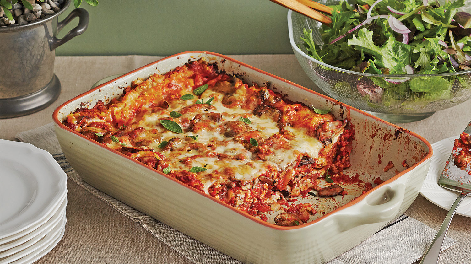 Beef & Mushroom Lasagna