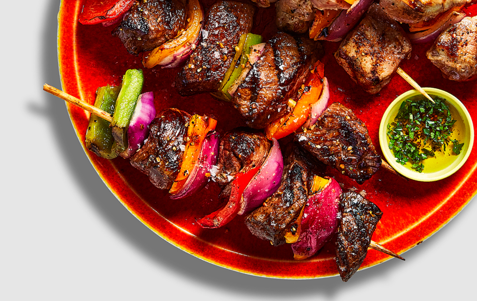 Beef Kabobs with Vegetables