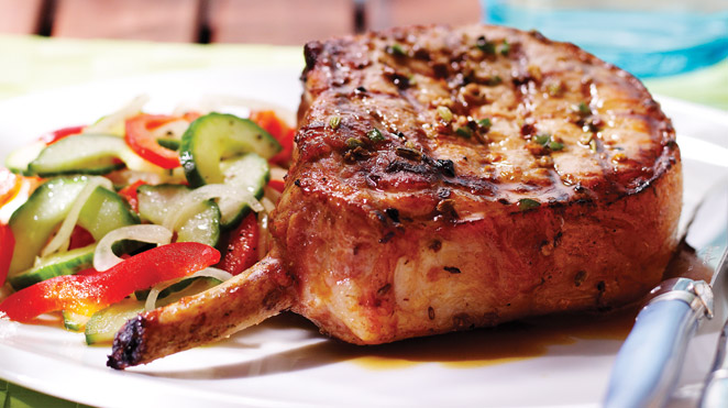 Nagano Pork Chops With Ponzu Sauce