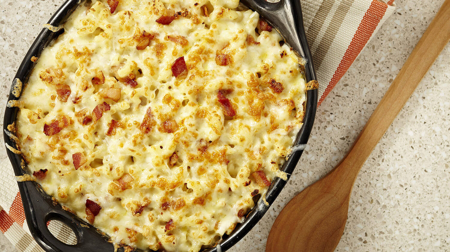 Big Batch Bacon Mac & Cheese Casserole