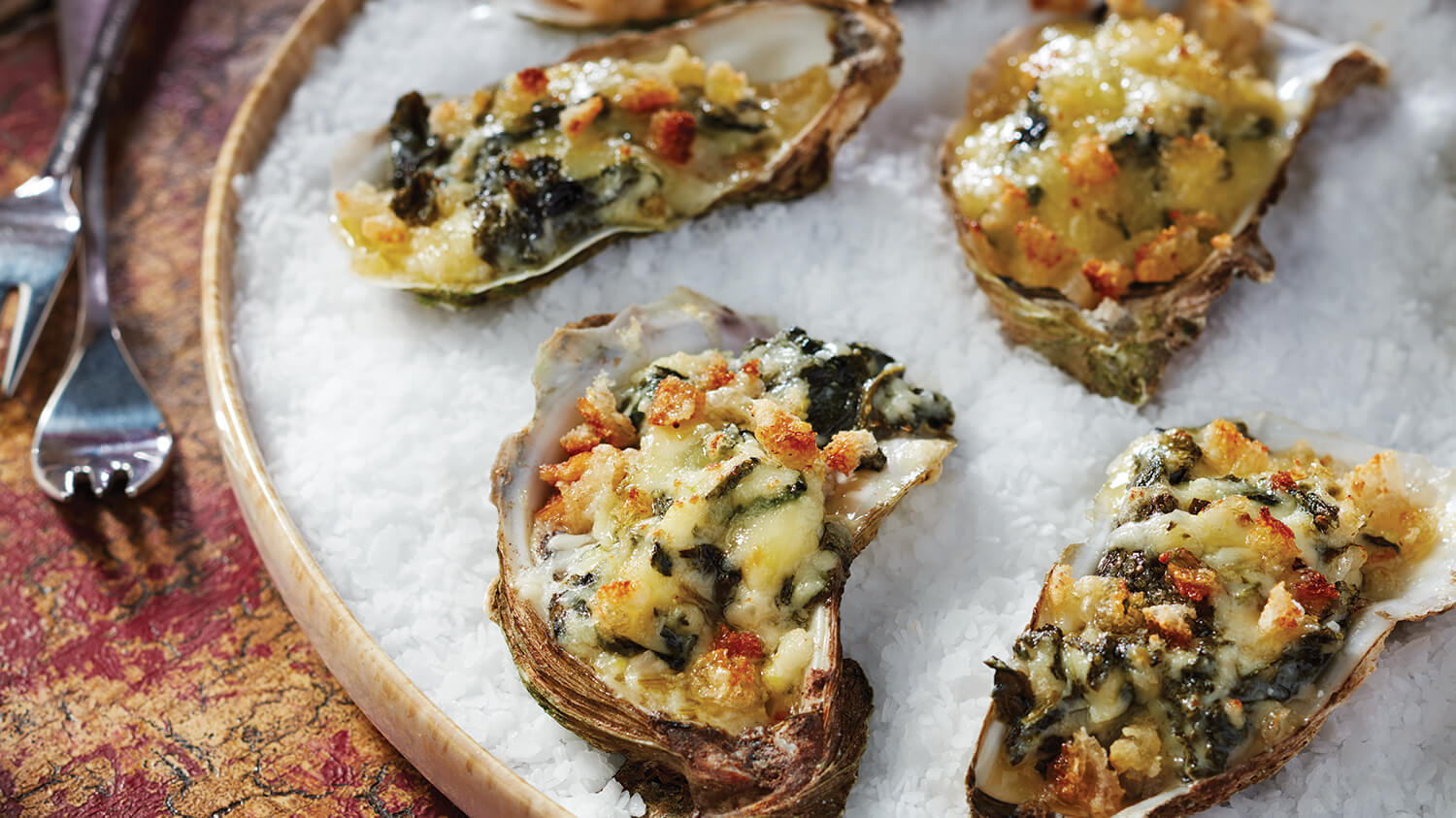 Classic Oysters Rockefeller