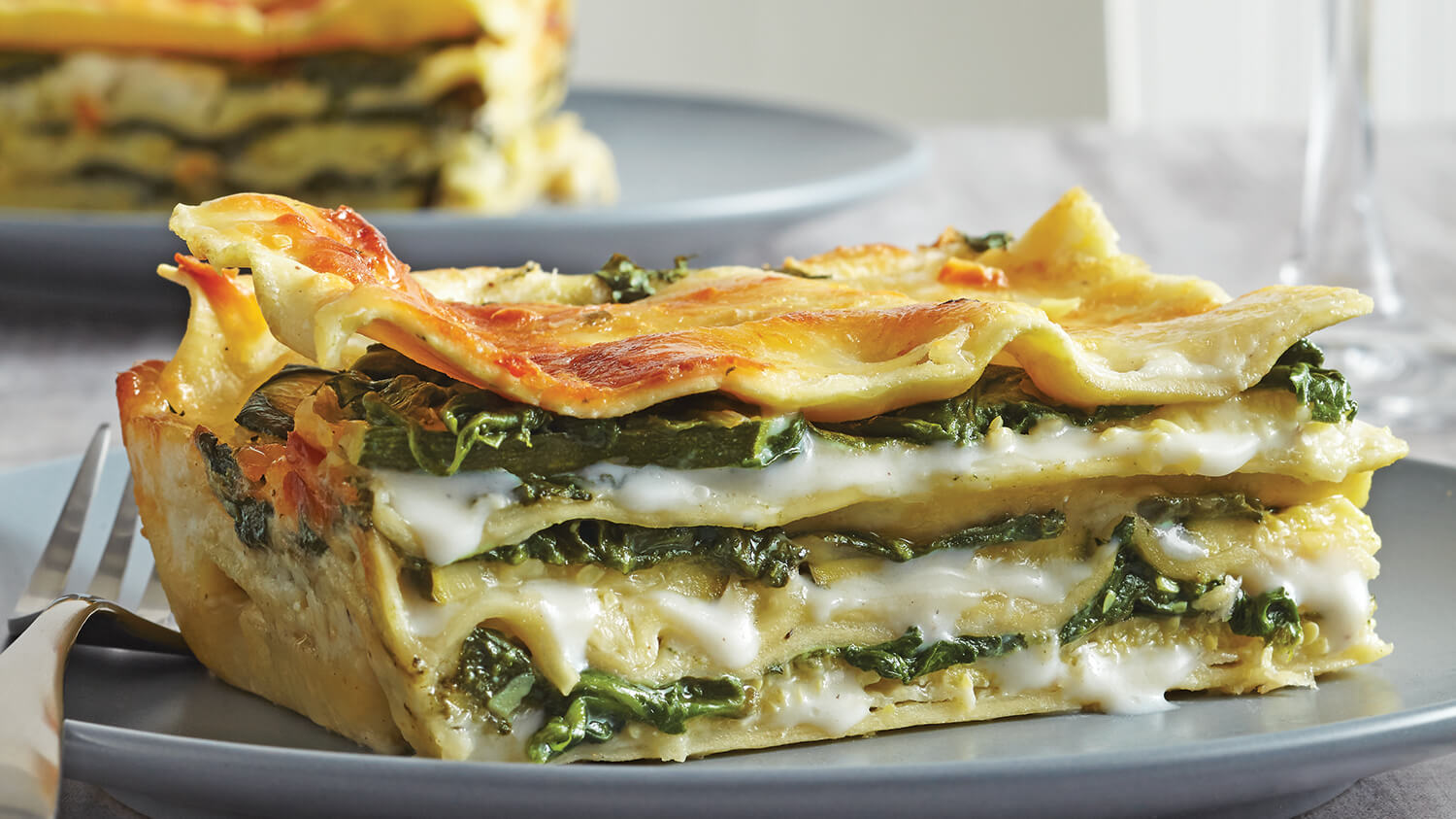 Easy White Sauce Veggie Lasagna