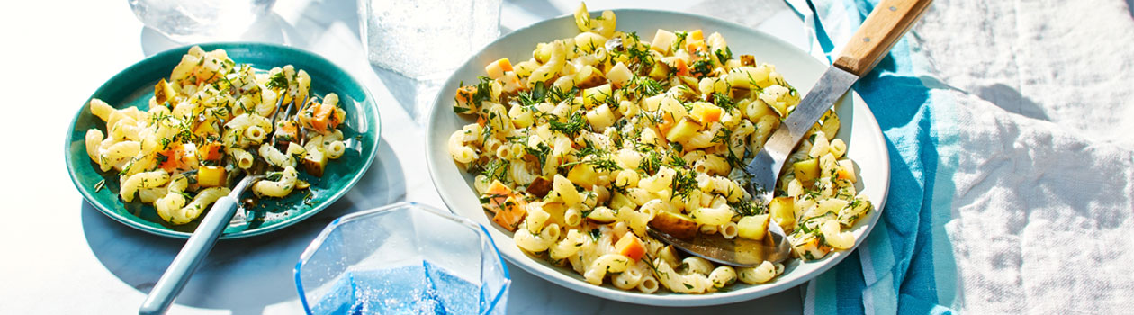 Dill Pickle Pasta Salad