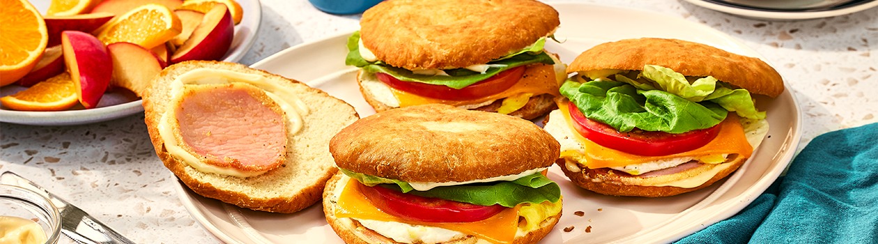 Bannock Breakfast Sandwich